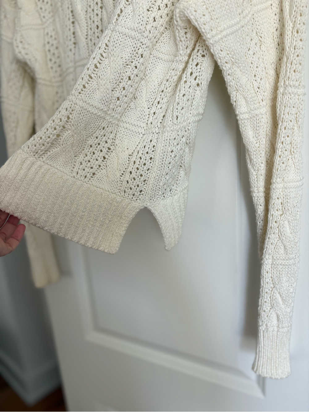 Madewell Open Cable-Stitch Cardigan Sweater - Picture 6 of 7